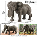 African Elephant Model | Realistic PVC Wildlife Figurine