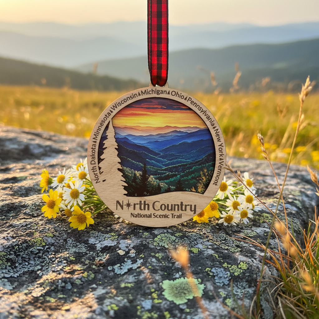 North Country Trail Mountain View Ornament