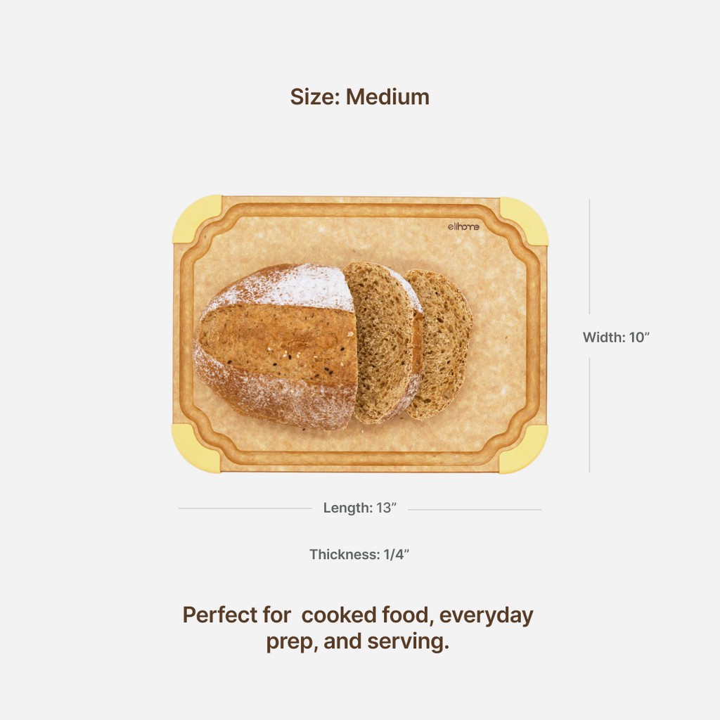 Premium Series Cutting Board - Non Slip & Color Code - Medium
