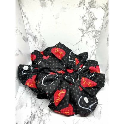 Health Care Worker Black Scrunchie