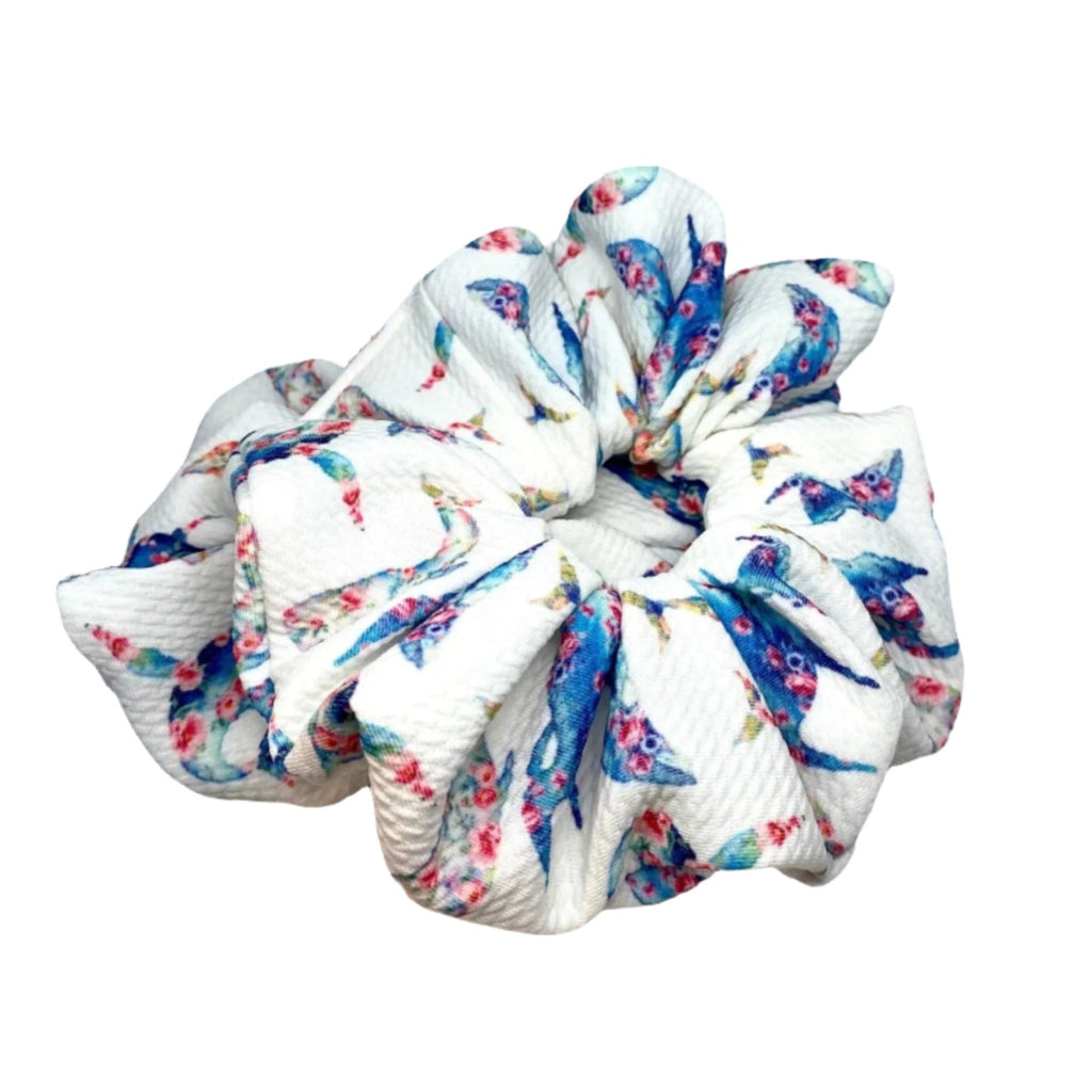 Whale Summer Bullet Scrunchie