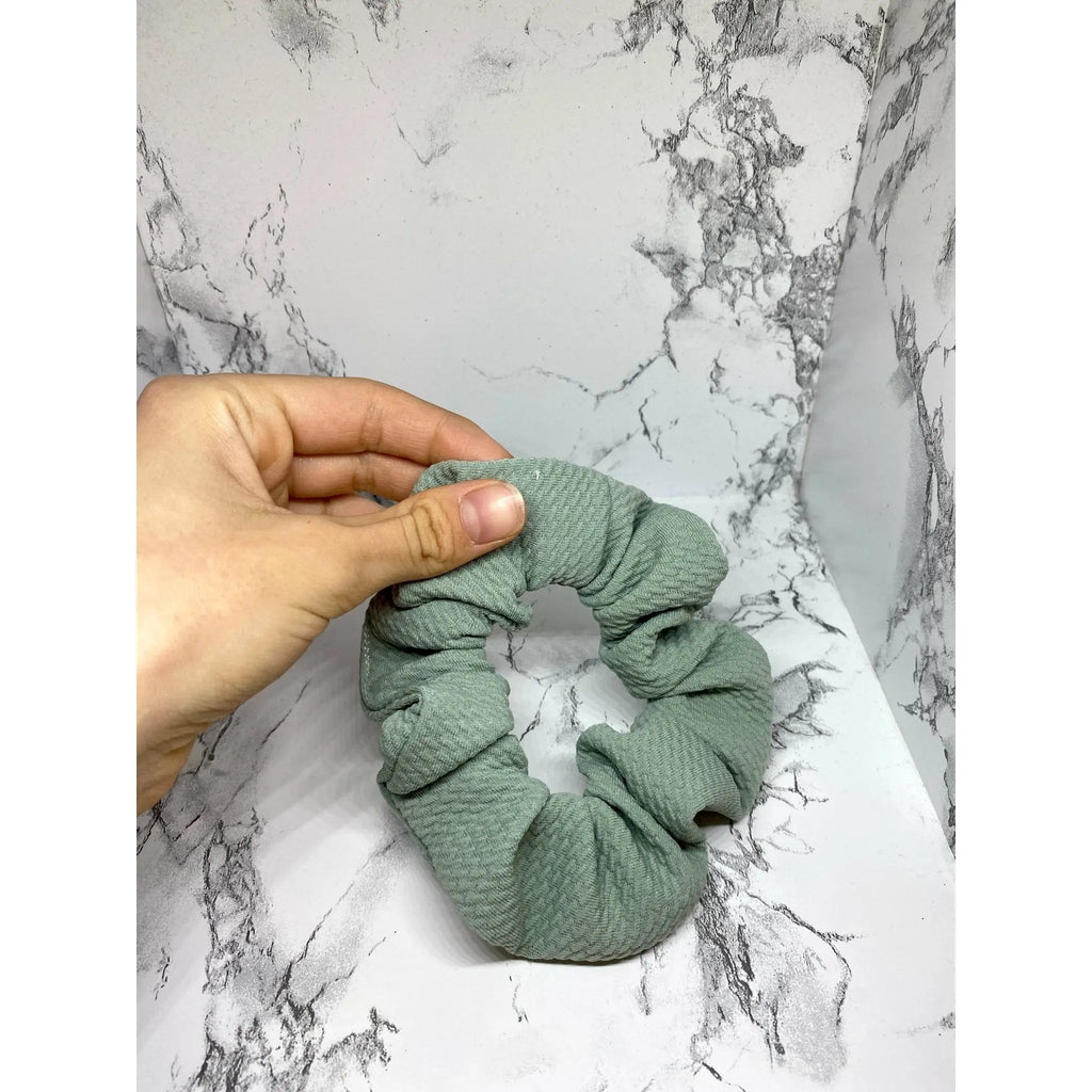 Mini Sage Bullet Scrunchie