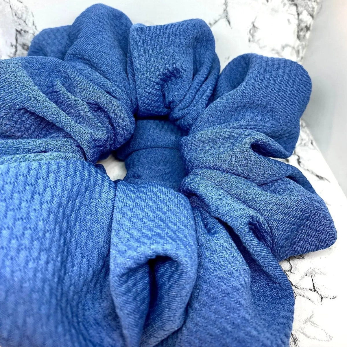 Denim Blue Bullet Scrunchie