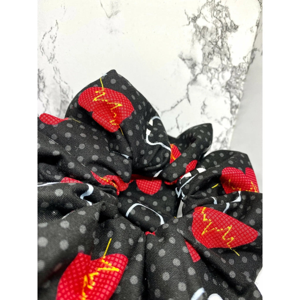 Health Care Worker Black Scrunchie
