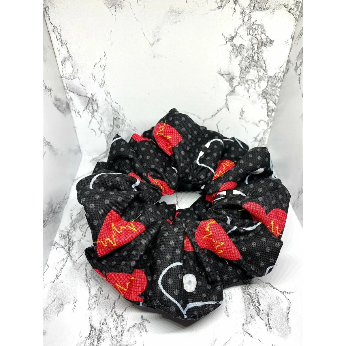 Health Care Worker Black Scrunchie