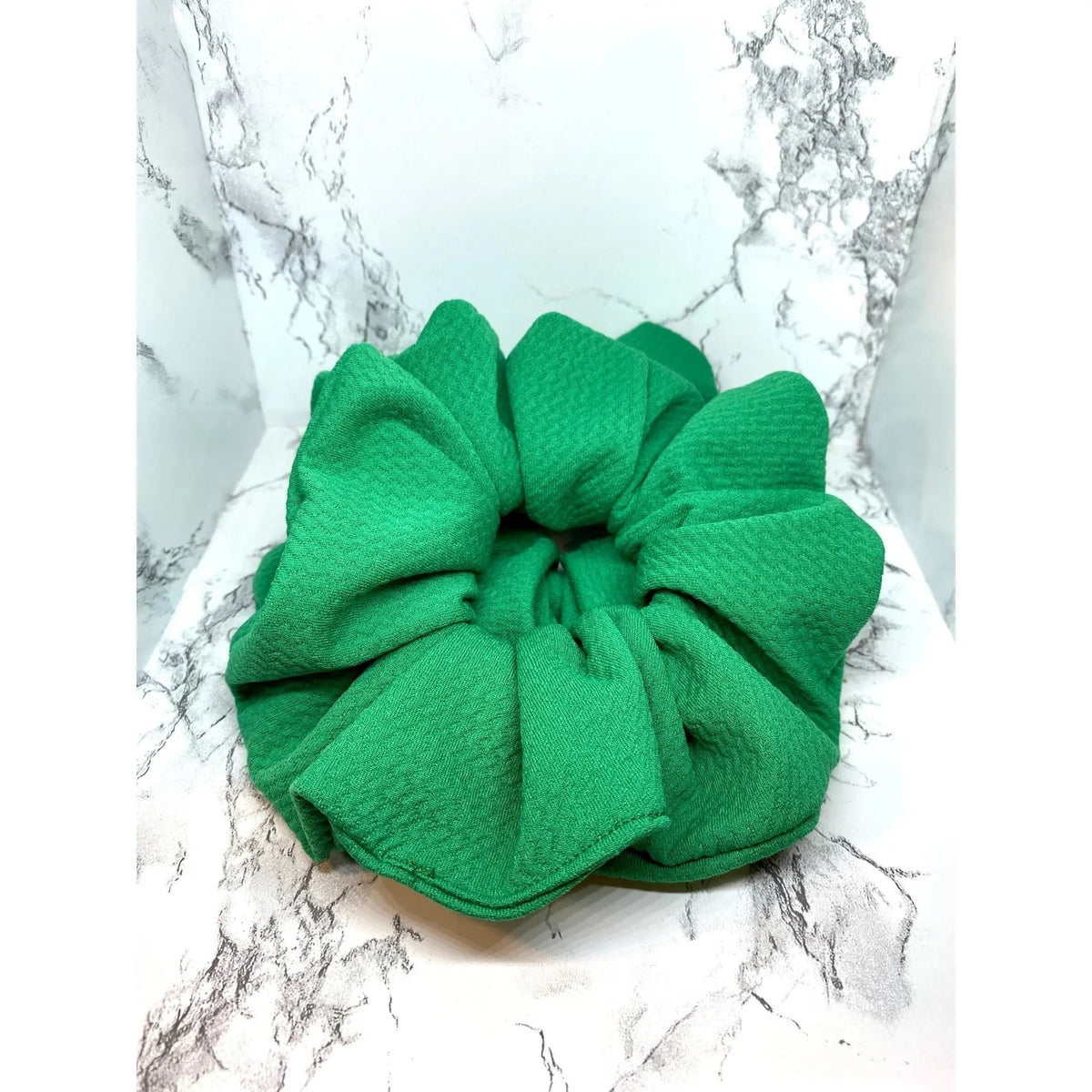 Green Bullet Scrunchie