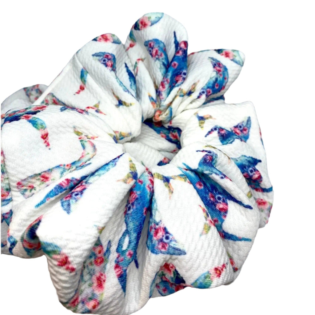 Whale Summer Bullet Scrunchie