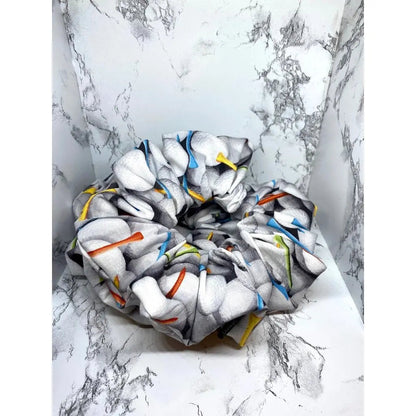 Golf Ball Sports Scrunchie
