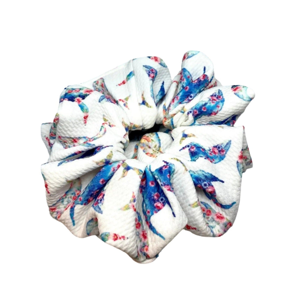 Whale Summer Bullet Scrunchie
