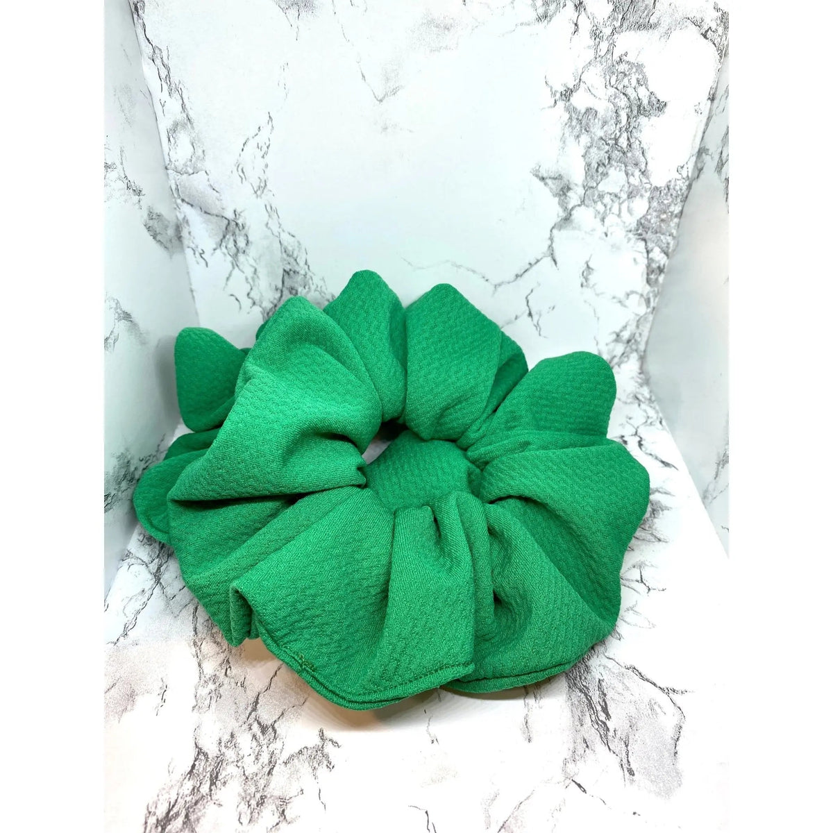 Green Bullet Scrunchie