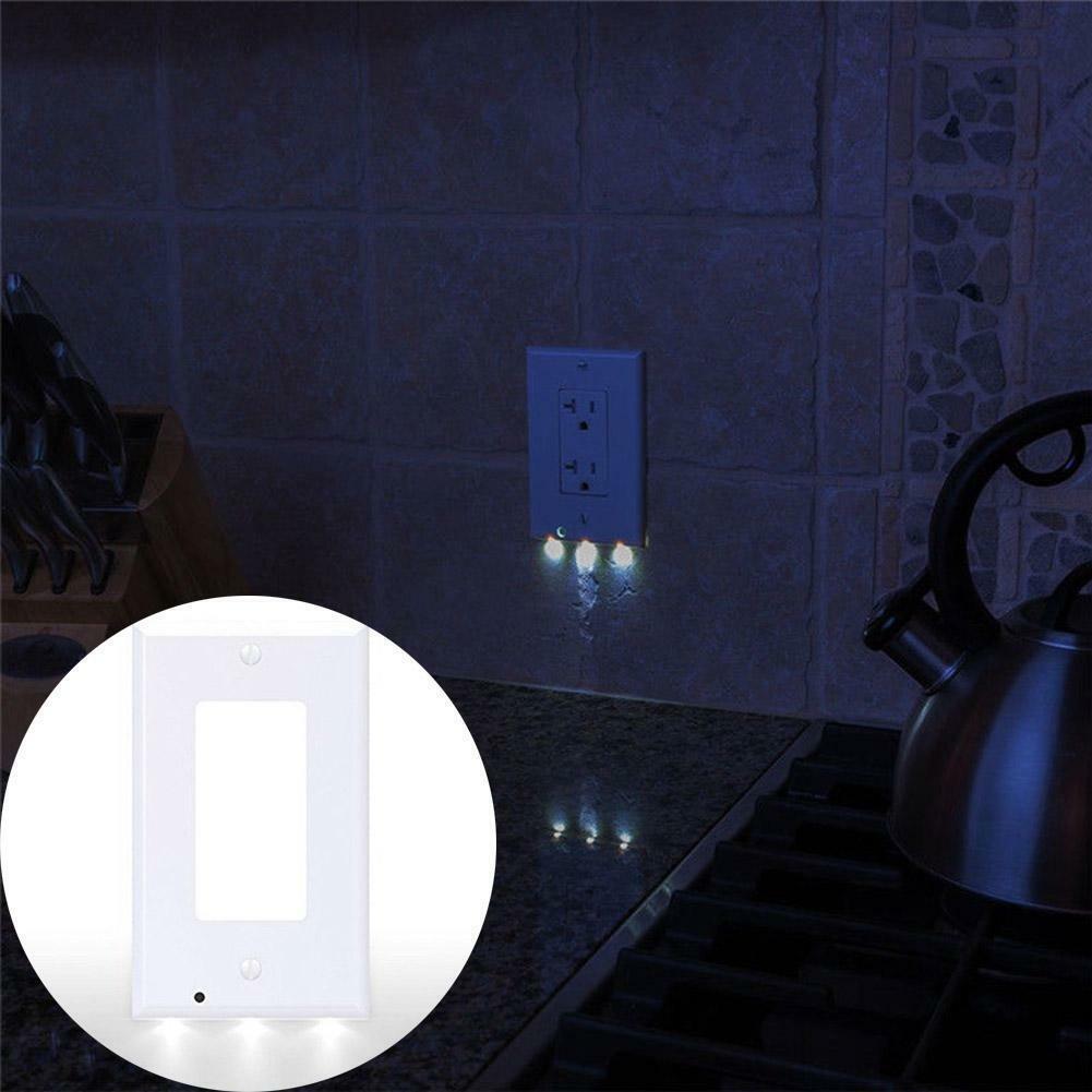 5-Pack Outlet Cover with Built-In LED Night Light - 2 Styles