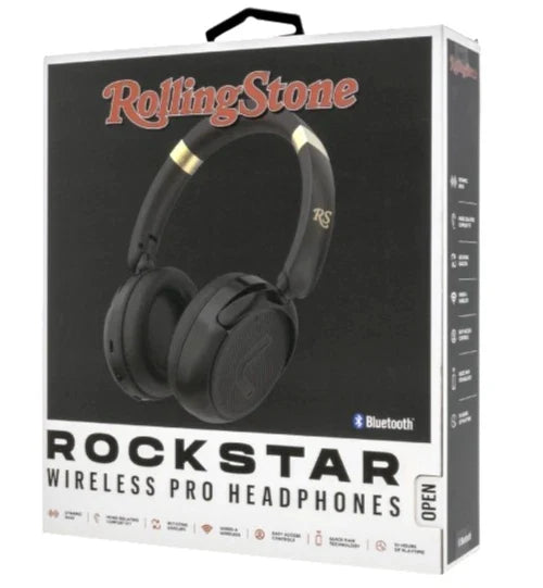 Rockstar Wireless Pro Headphones White Black