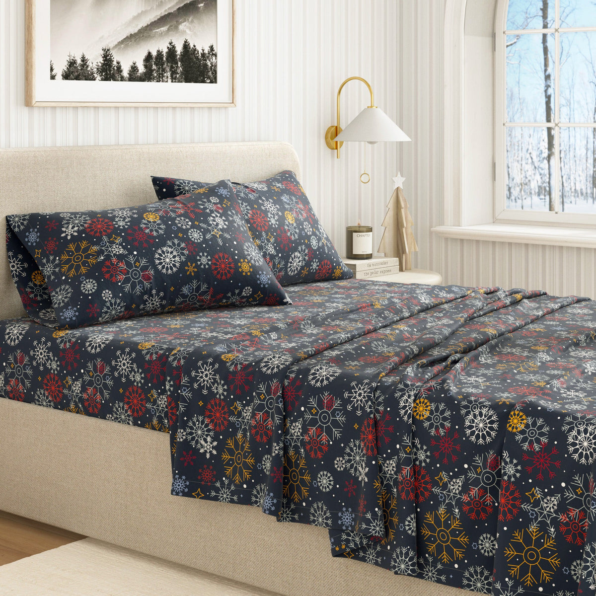 Turkish Cotton Flannel Sheet - Lakeview Collection