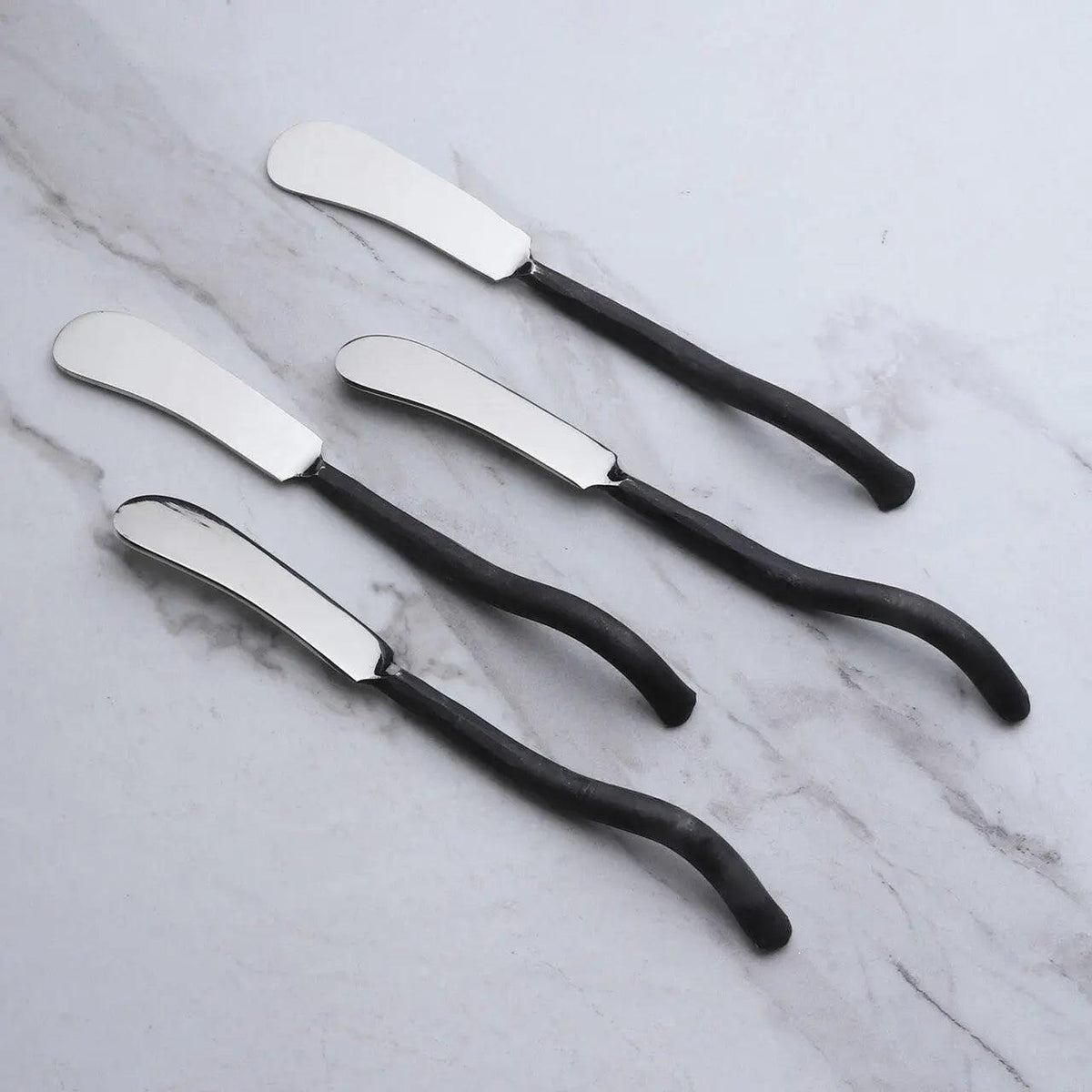 Twig Butter Knives/Cheese Spreader 4 Pc. Set