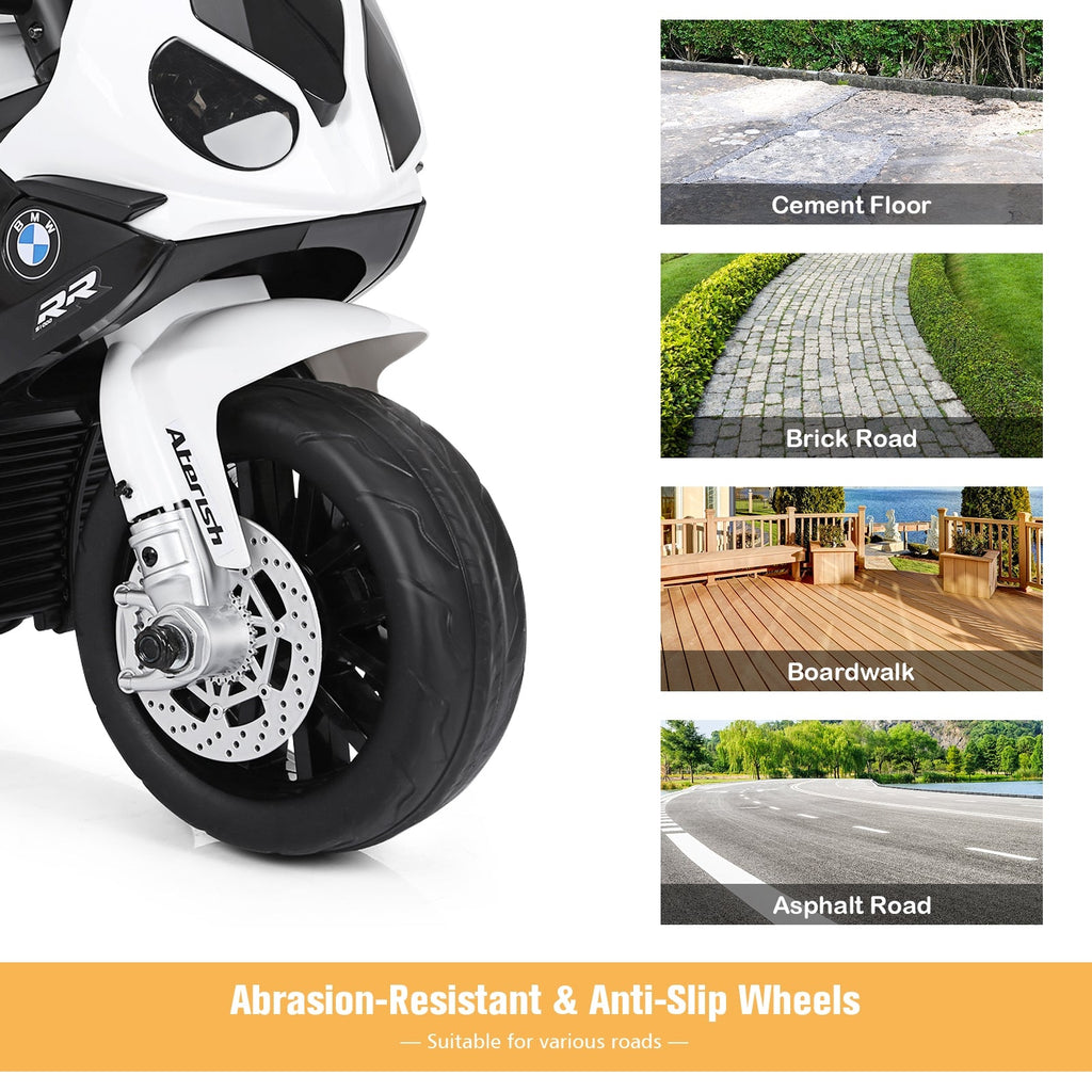 6V Kids 3 Wheels Riding BMW Licensed Electric Motorcycle