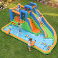 Inflatable Water Slide Park with 780W Blower and Splash Pool