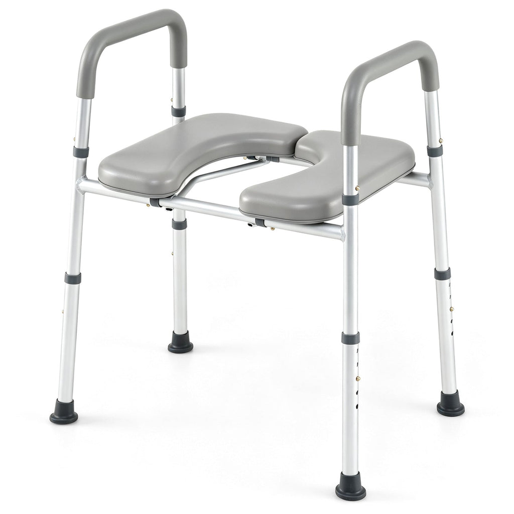 Raised Toilet Seat with Handles - 400 LBS Capacity
