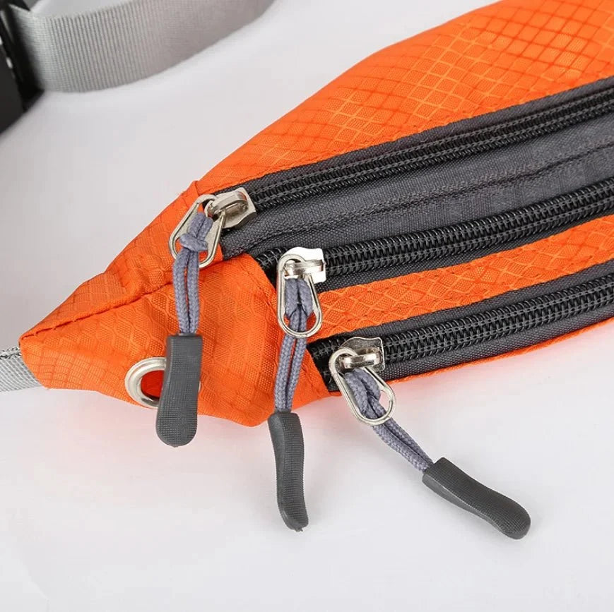 Waterproof Sports Waist Bag – Lightweight Chest & Shoulder Zip Pouch