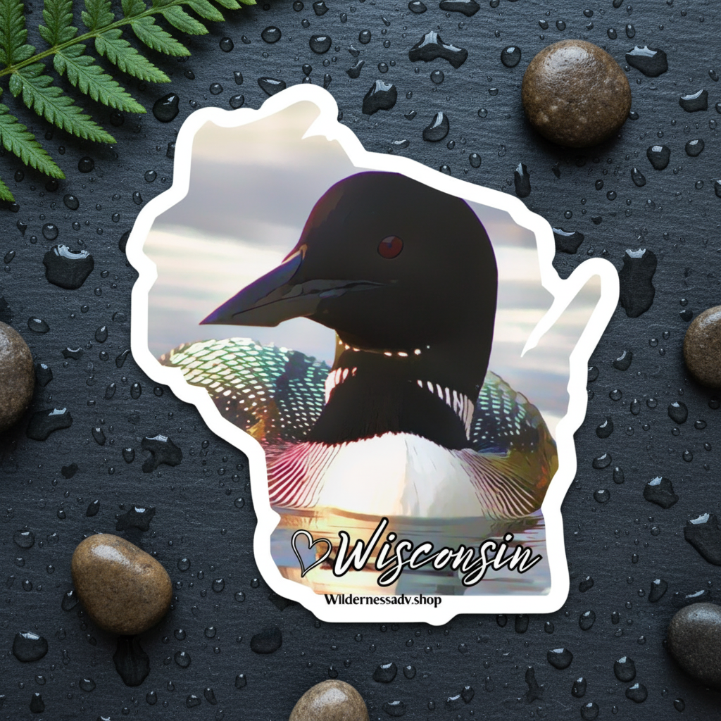 Wisconsin Loon Sticker