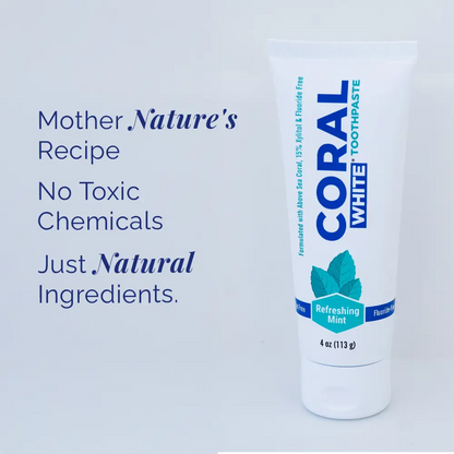 Fluoride Free Whitening Mint Toothpaste with Xylitol