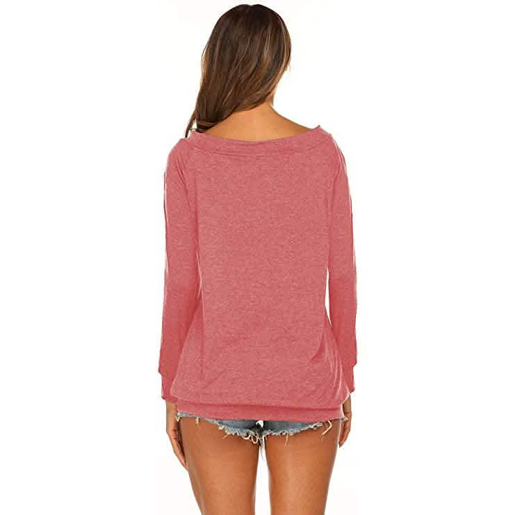 Women's Long Sleeve Off Shoulder Top
