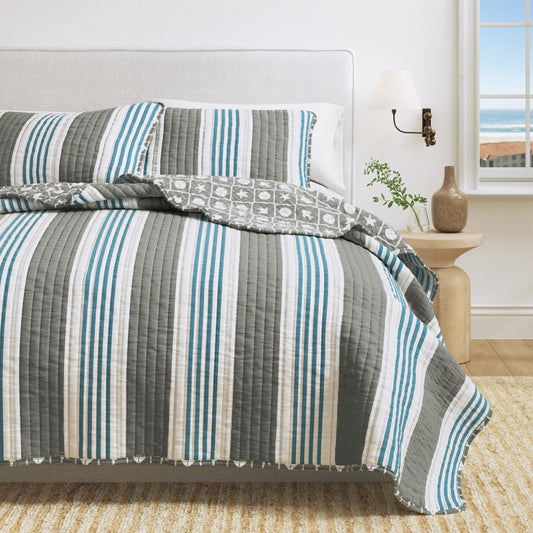 St. Croix Collection Coastal Quilt Set